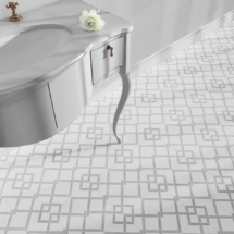 Shiraz Floor white elegant honed and greige elegant polished