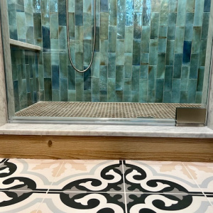 Sophisticated Master Bath by Med Tile